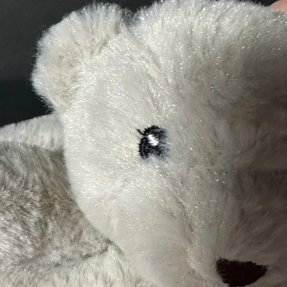 Okie Dokie Beige Taupe Teddy Bear Lovey Security Blanket Baby Plush Soft Toy - Picture 7 of 10